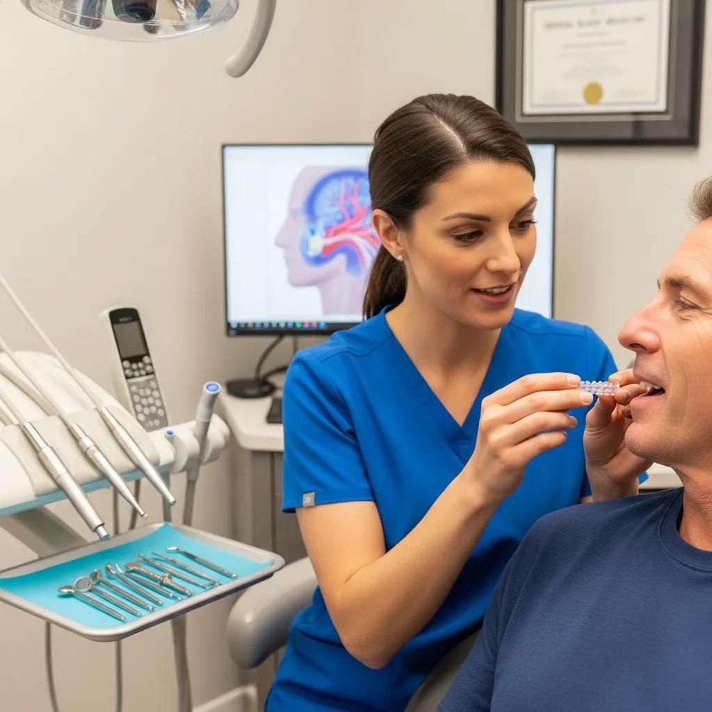 seeing a dentist for sleep apnea treatment