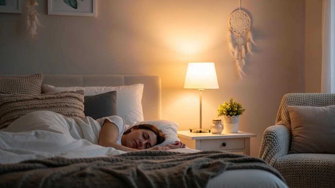 woman-peacefully-sleeping-in-a-serene-bedroom-illustrating-the-importance-of-recognizing-sleep-apnea-symptoms